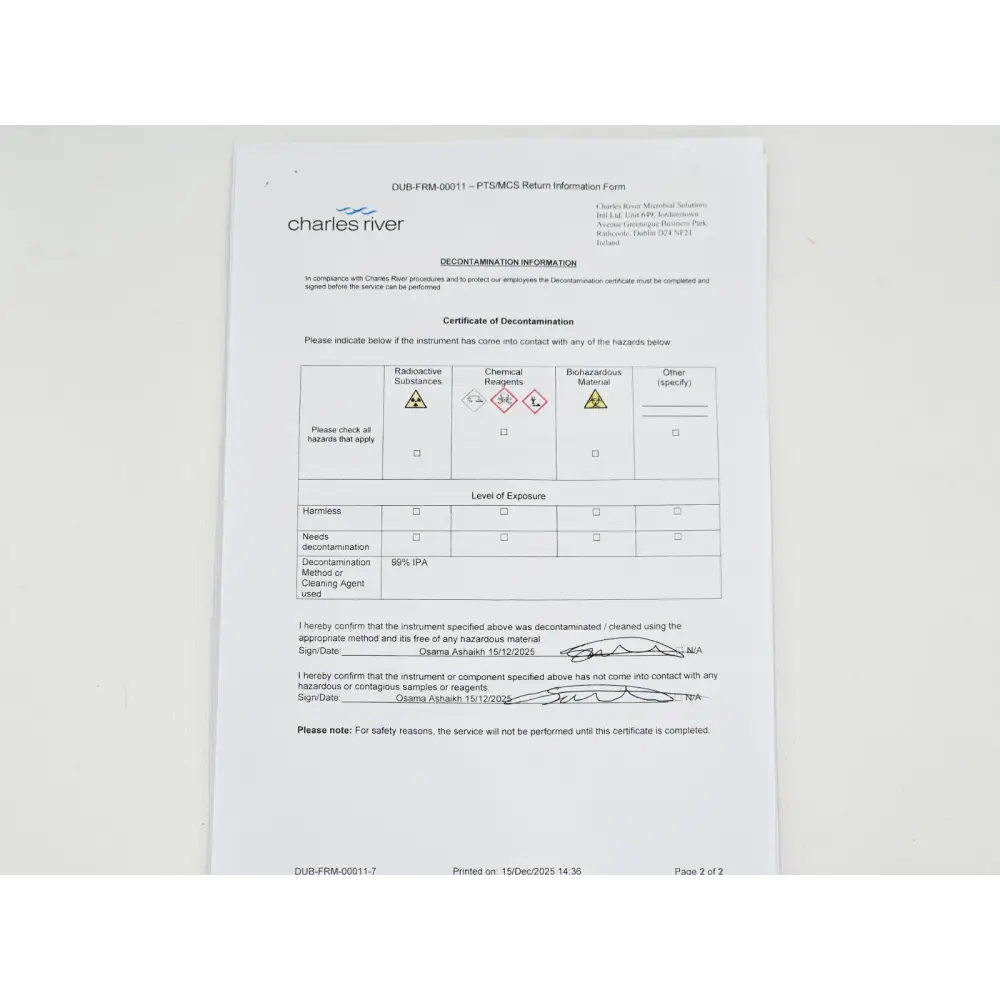 Endosafe nexgen-PTS PTS150 angled three-quarter rear view