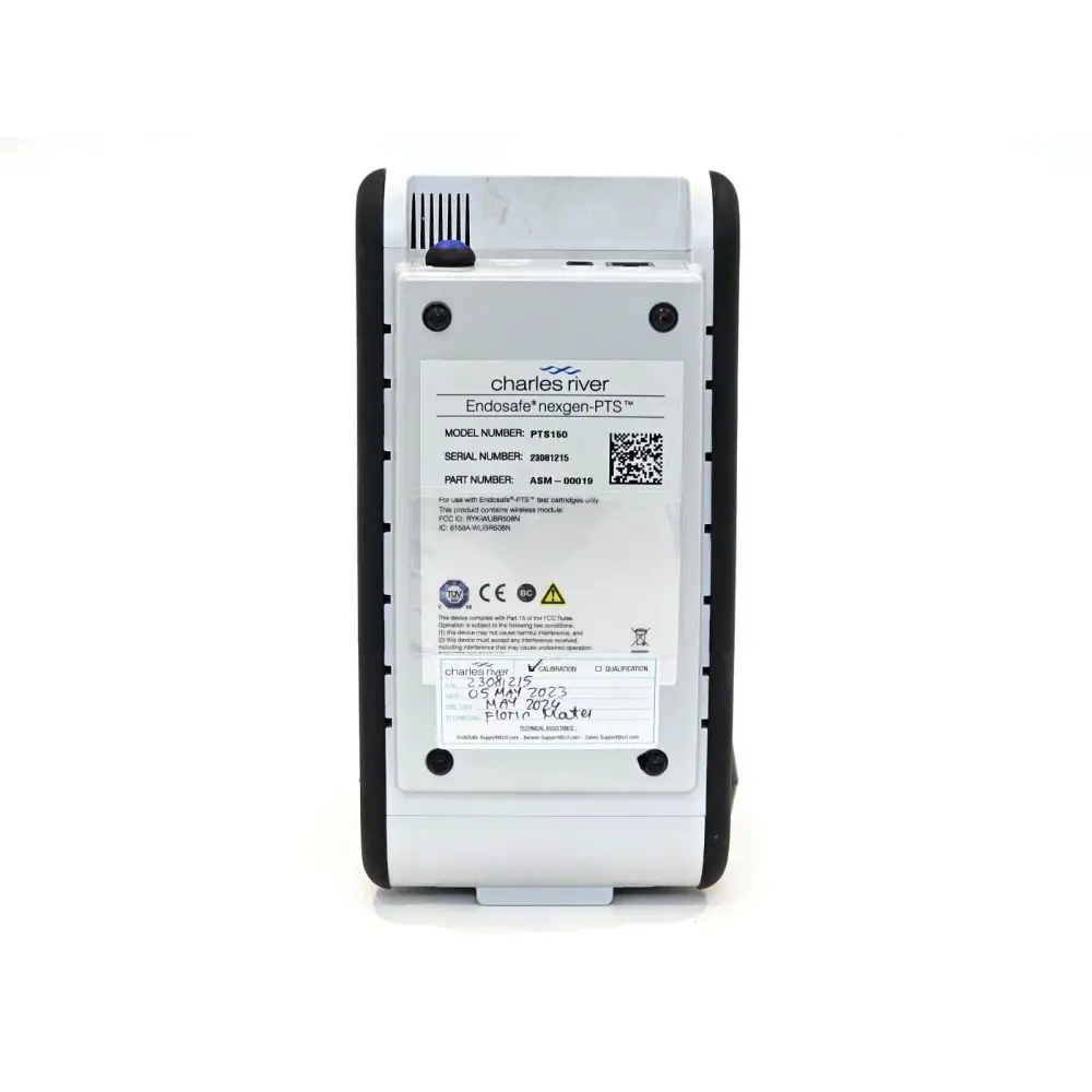 Endosafe nexgen-PTS PTS150 right-side profile showing cartridge insertion slot