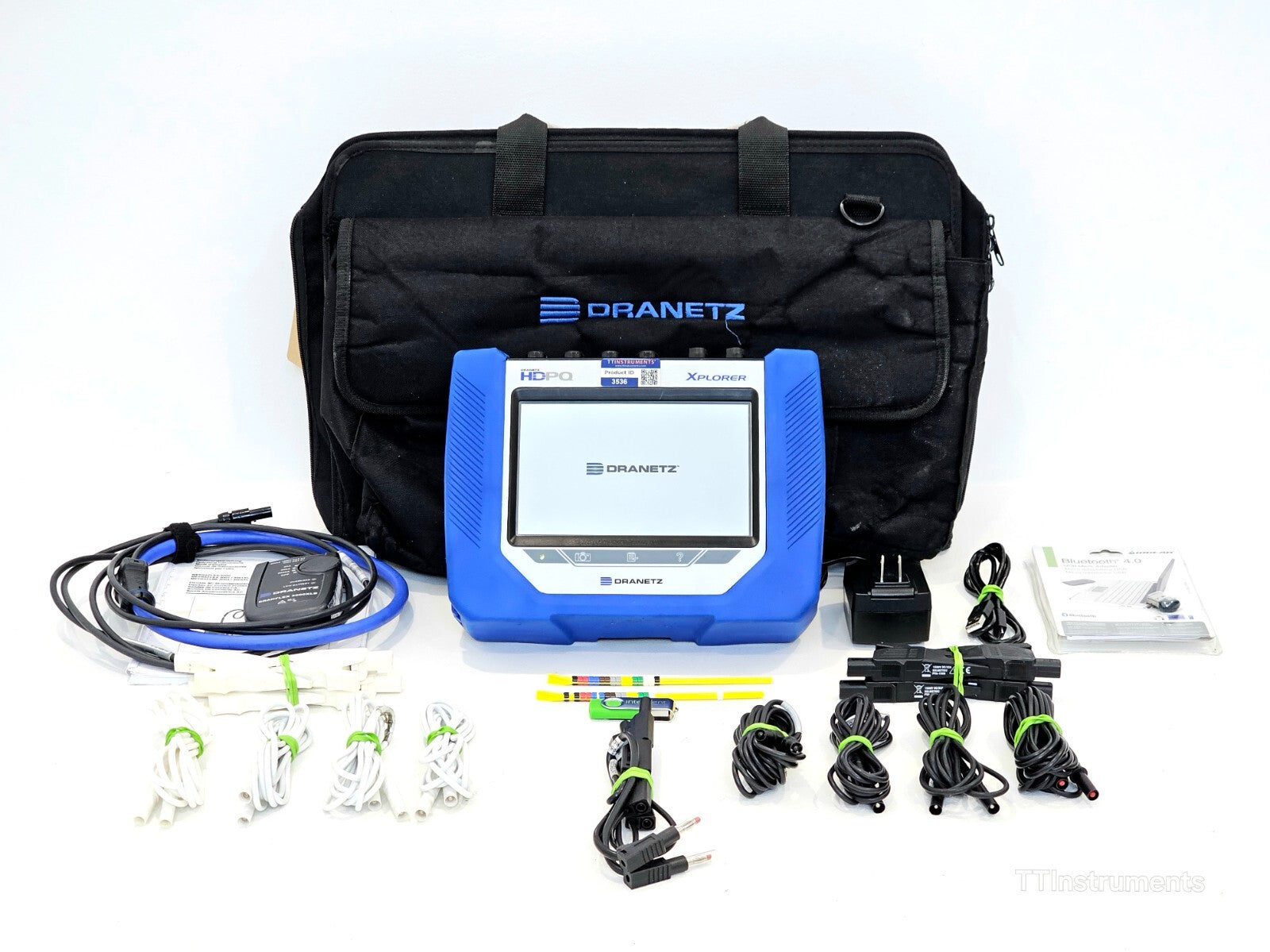 Calibrated DRANETZ HDPQ XPLORER Power Quality Monitor with DRANFLEX 3000XLB