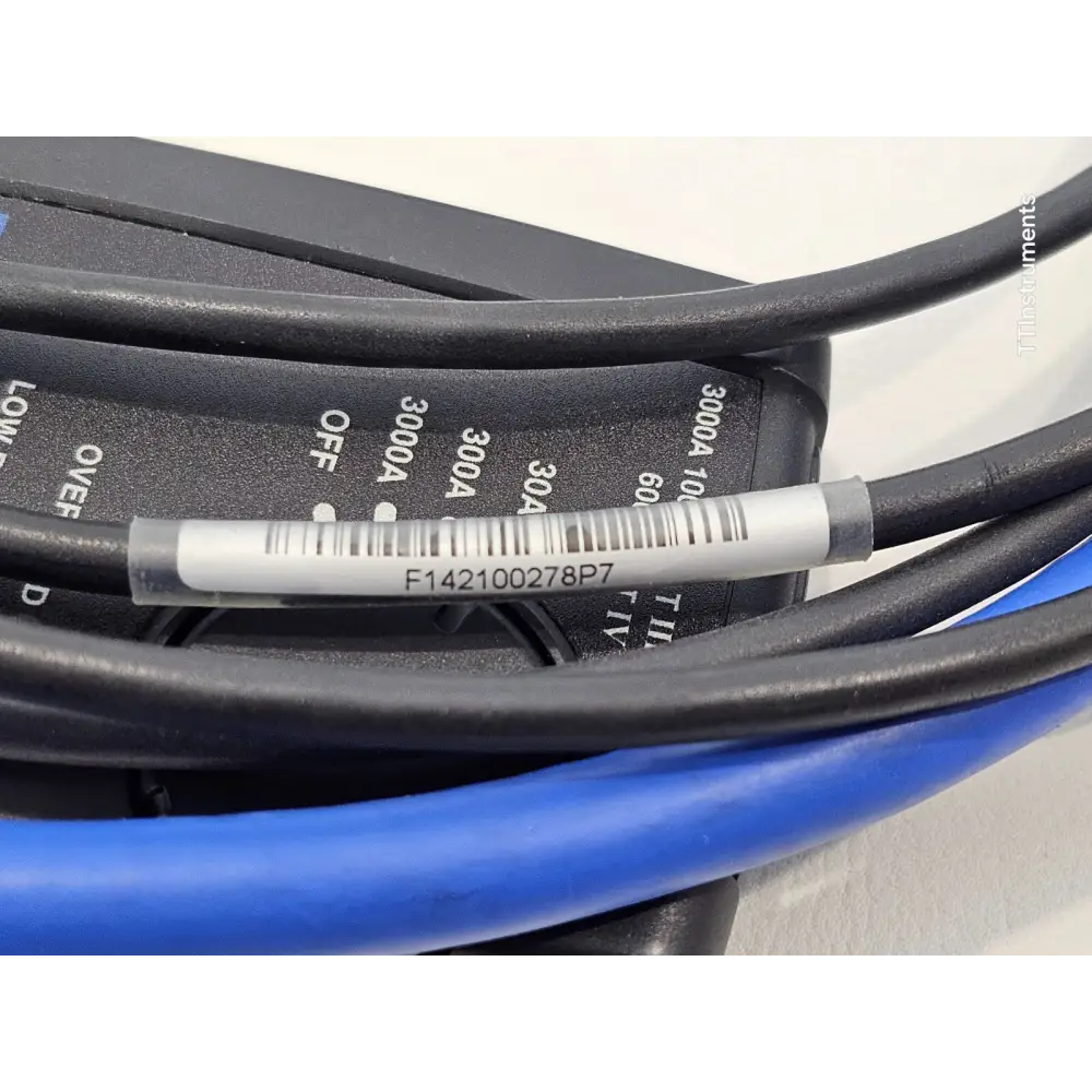 Dranetz HDPQ Xplorer three-quarter view showing instrument body, display, and top input connectors