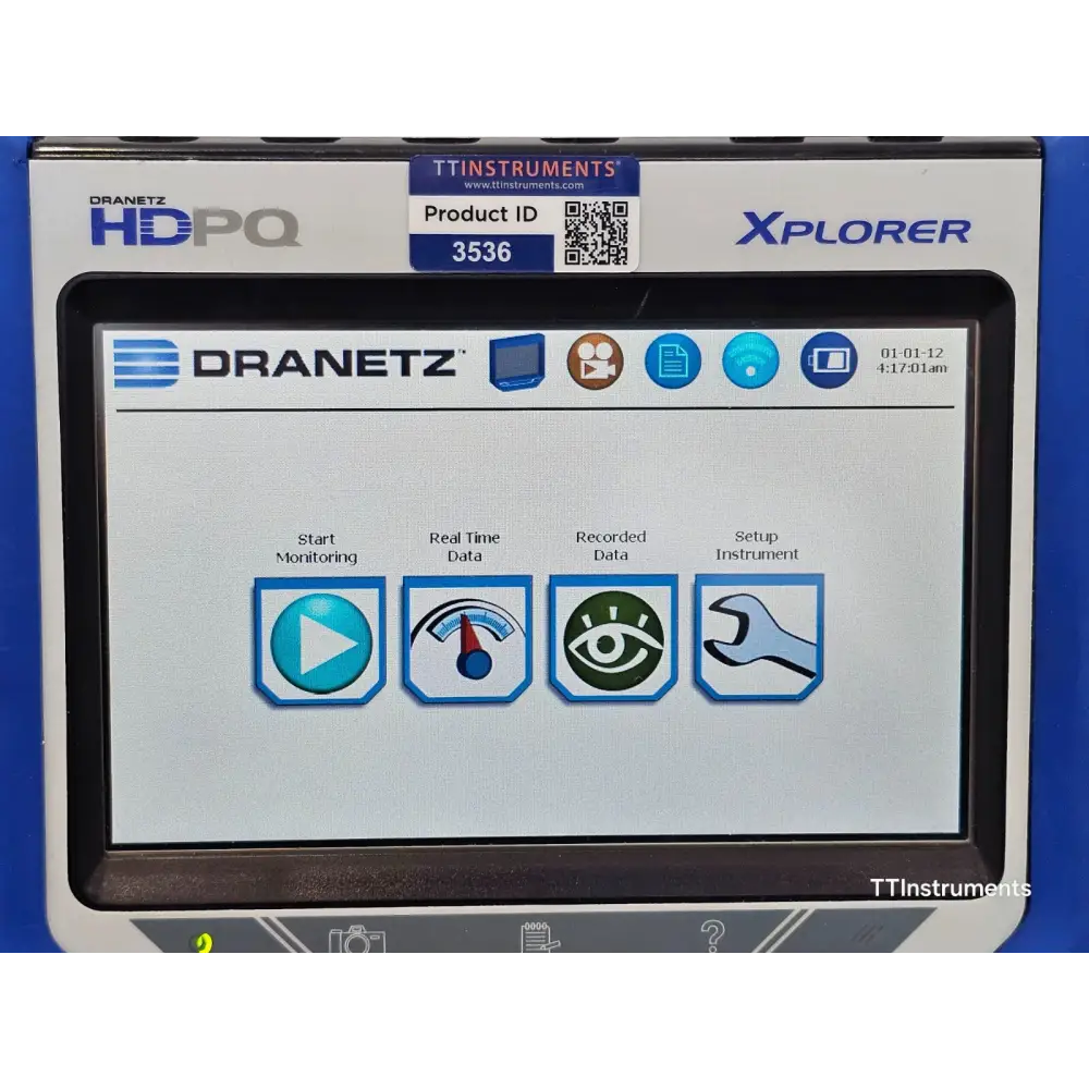 DRANFLEX 3000XLB probe loop open and ready to clamp around a large conductor busbar