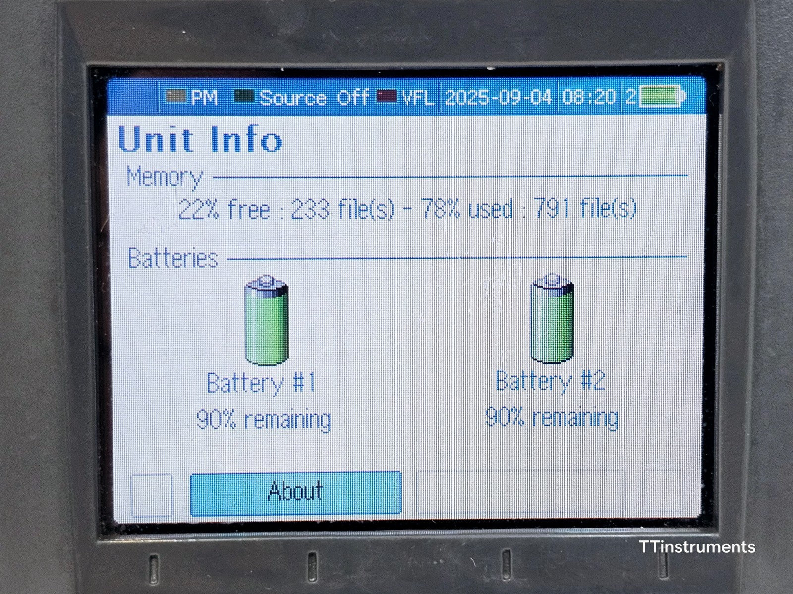 Calibrated EXFO FOT-930 MaxTester II Optical Loss Tester 1310/1550/1625 SM OLT