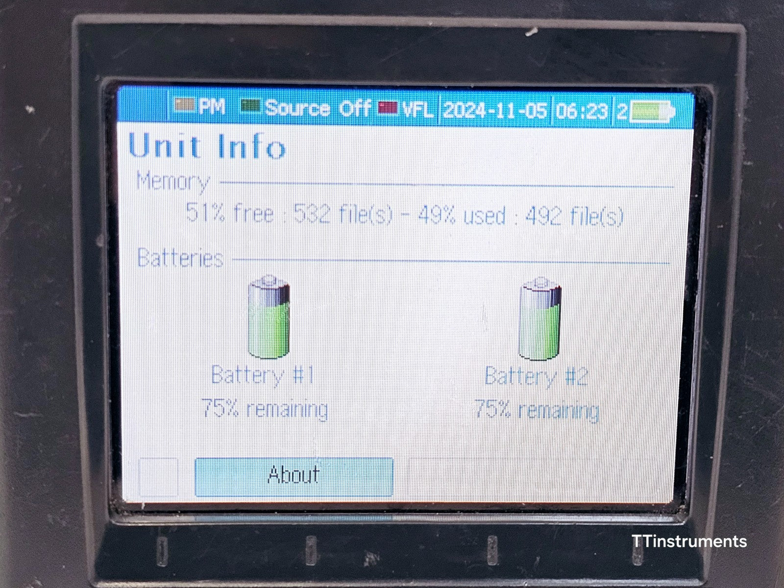 Calibrated EXFO FOT-930 MaxTester II Optical Loss Tester 1310/1550/1625 SM OLT