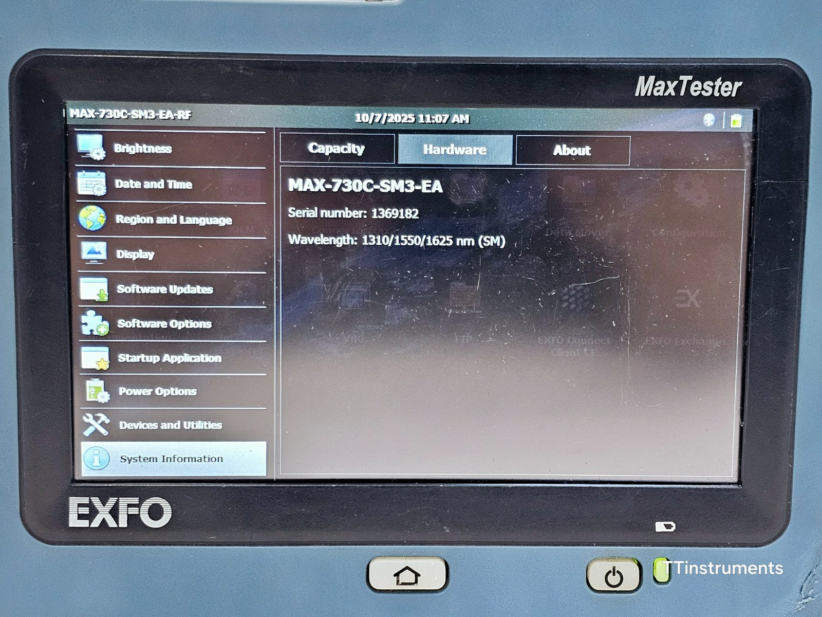 Calibrated EXFO MAX-730C-SM3 iOLM IADV MaxTester 1310/1550/1625 nm FTTx/PON