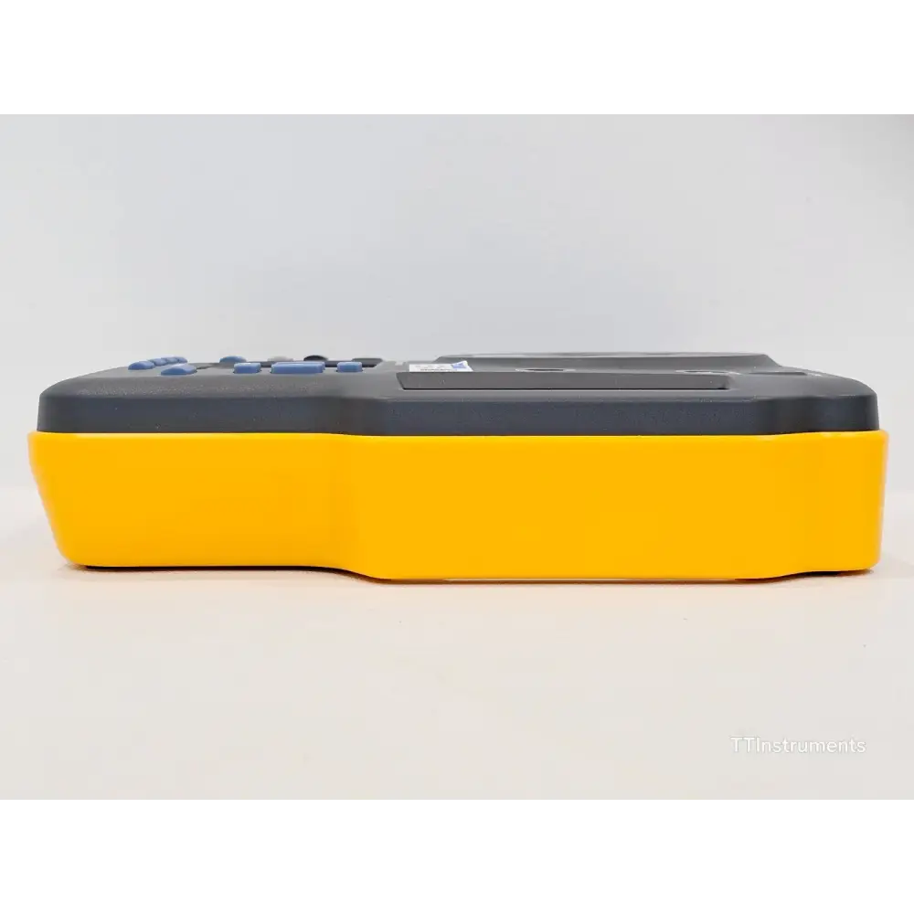 Fluke INCU II carry case open showing stored analyzer and sensor accessories