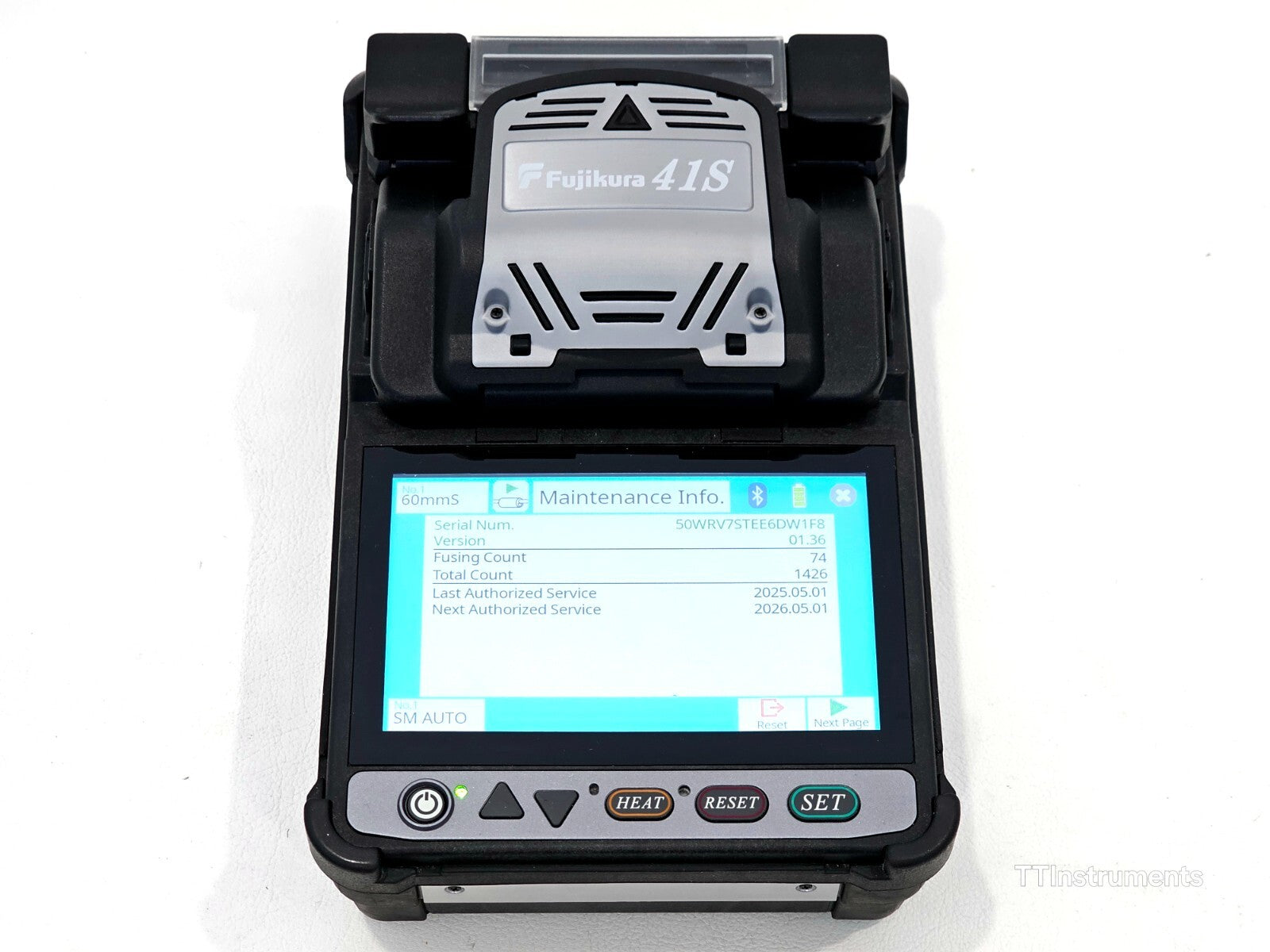 Calibrated Fujikura 41S Active Cladding Fusion Splicer ARC 1426