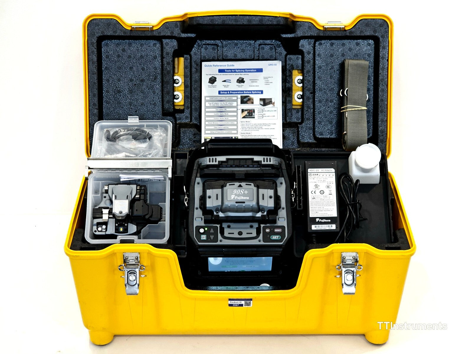 Calibrated Fujikura 90S+ Core Alignment Fusion Splicer + CT-50 Cleaver ARC 5144