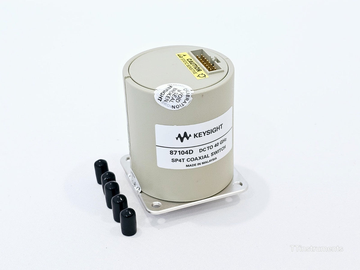87104d Calibrated Keysight 87104D DC-40 GHz SP4T Coaxial Switch – TT Instruments