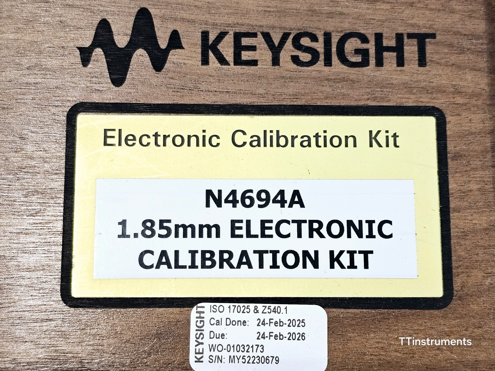 Calibrated Keysight N4694A 1.85 mm 2-Port ECal Option 00F 10 MHz–67 GHz