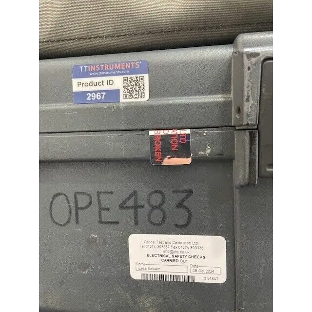 Megger BM21 top panel with test voltage selector and measurement controls