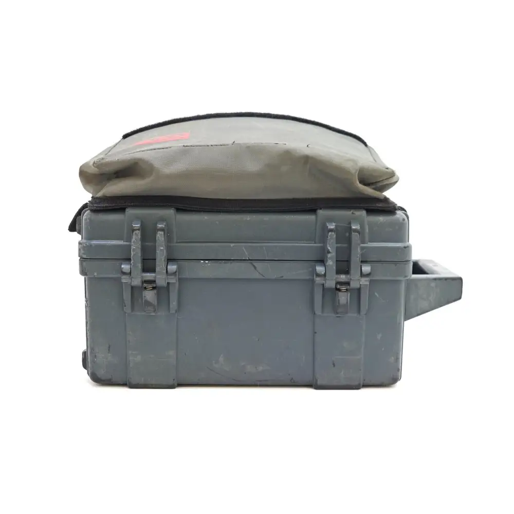 Megger BM21 rear view showing battery compartment and label