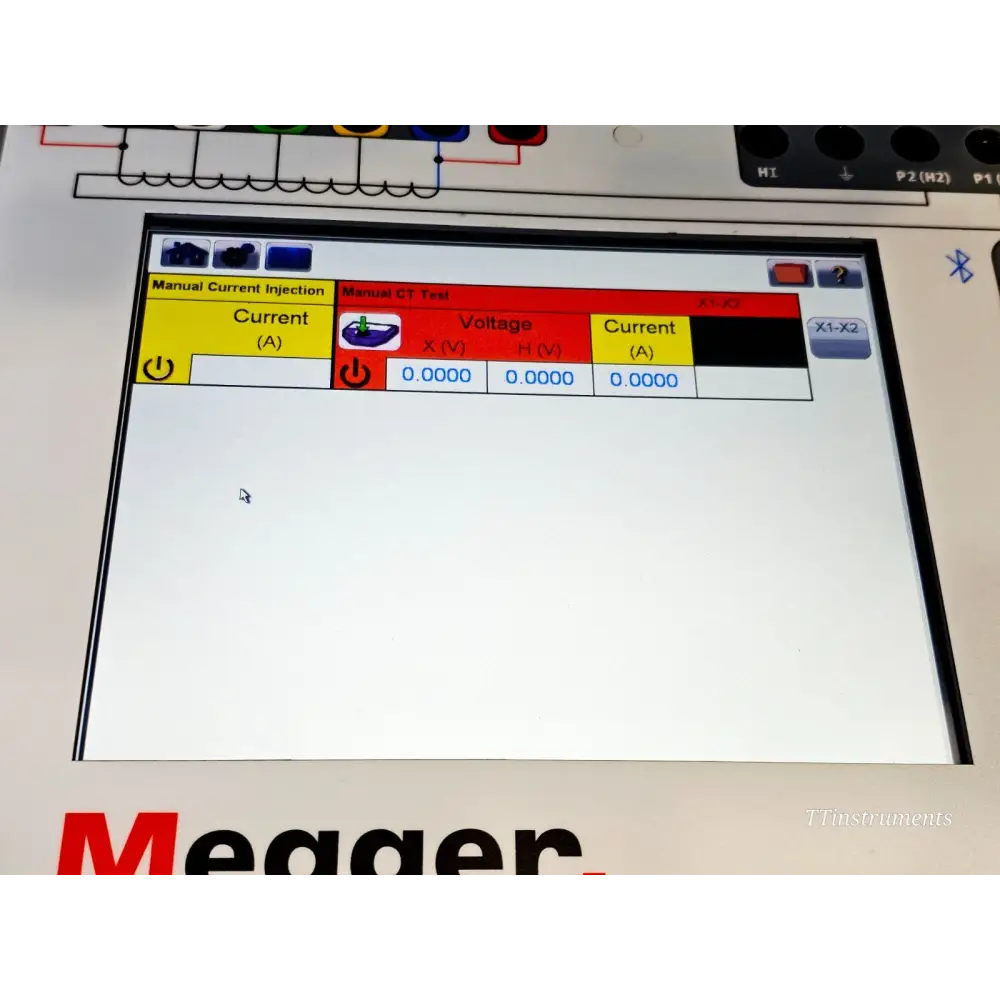 Calibrated Megger MRCT Relay & Current Transformer Test Set with Screen & Access8