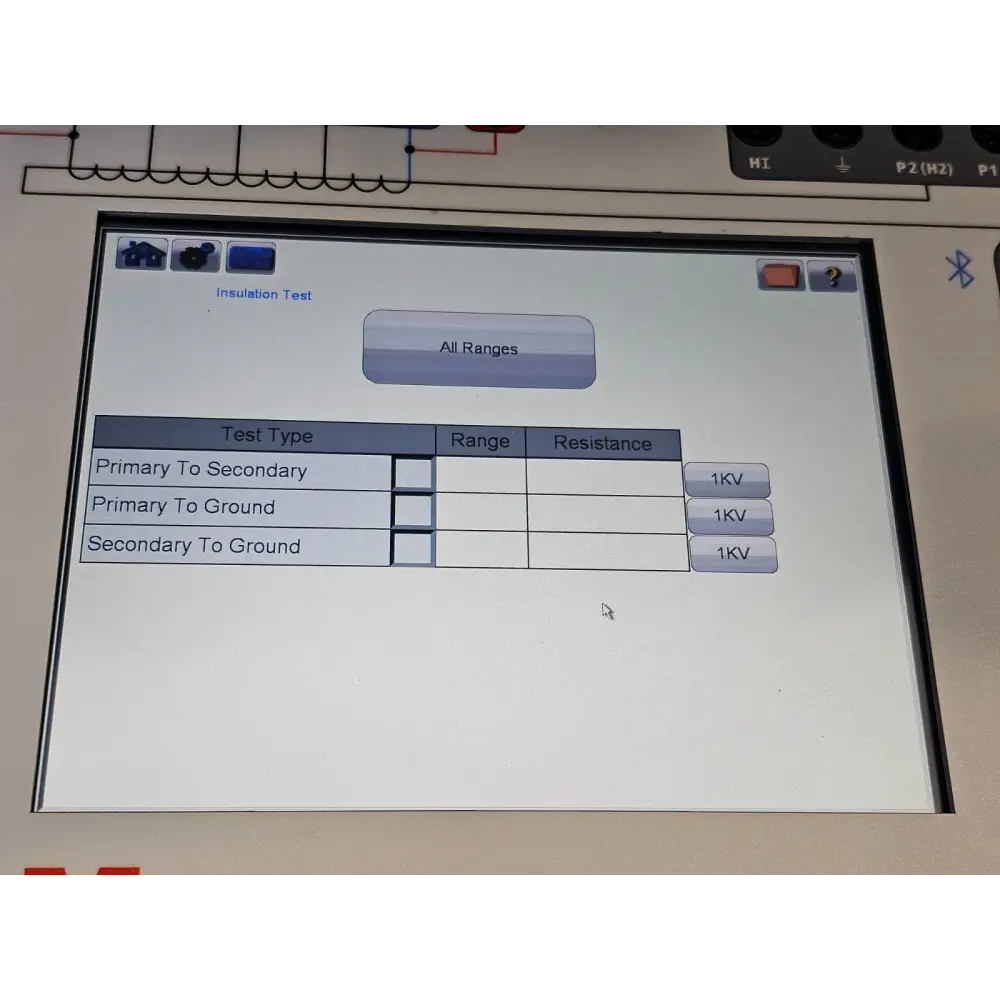 Calibrated Megger MRCT Relay & Current Transformer Test Set with Screen & Access9