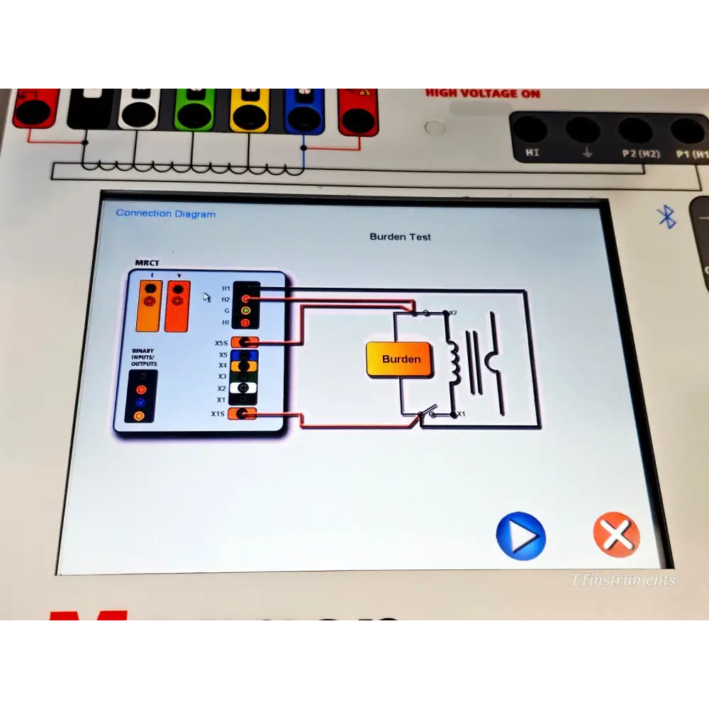 Calibrated Megger MRCT Relay & Current Transformer Test Set with Screen & Access10