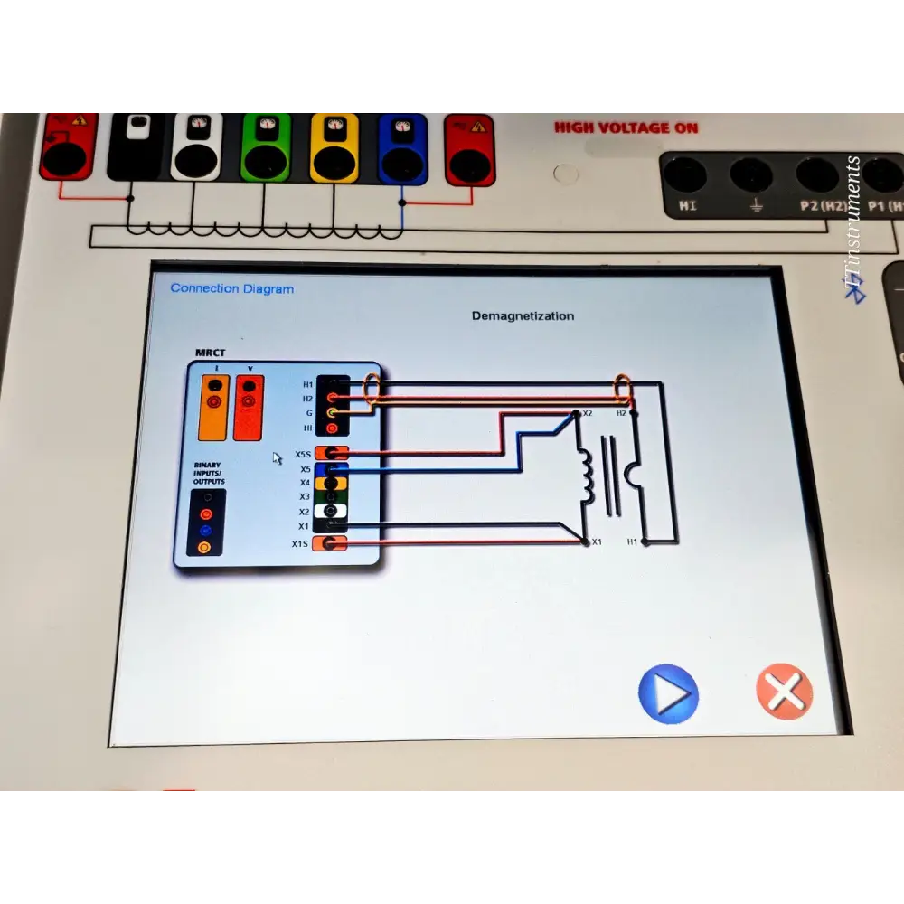 Calibrated Megger MRCT Relay & Current Transformer Test Set with Screen & Access12