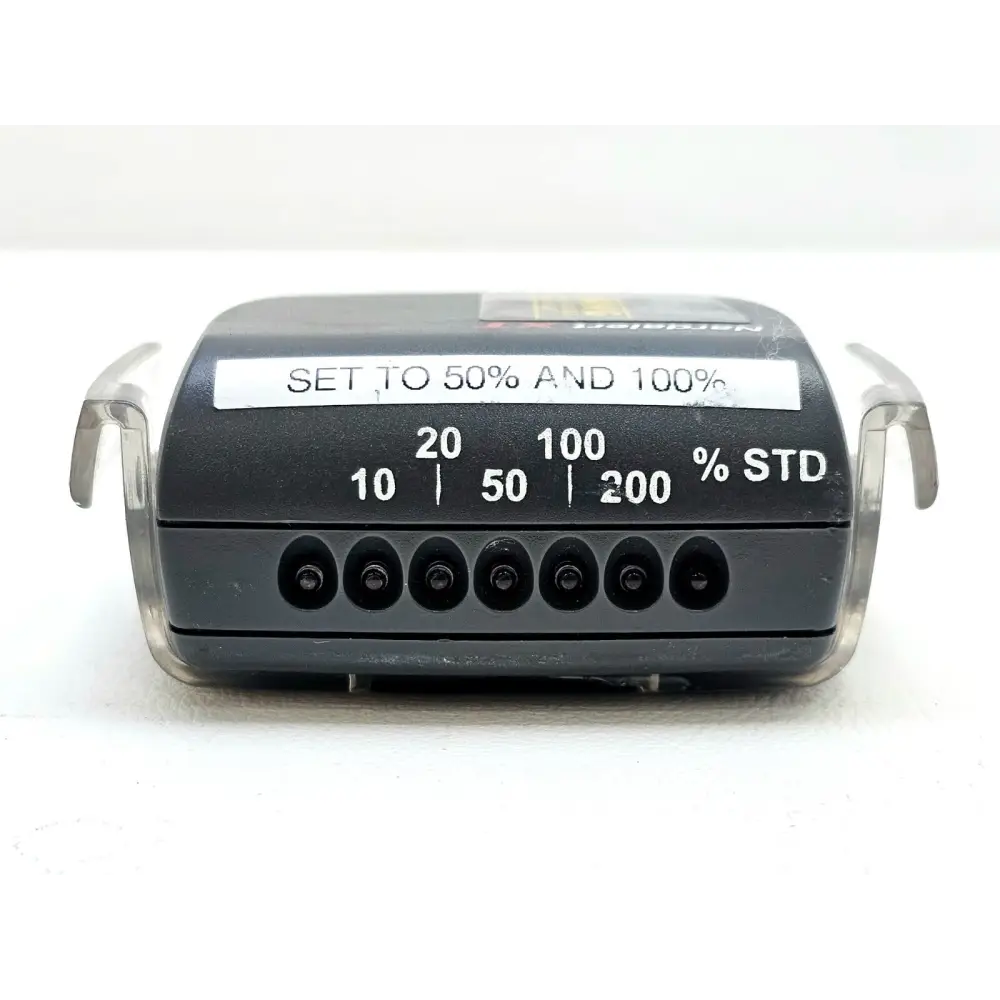 Narda D8860 RF safety monitor side profile highlighting tri-sensor design