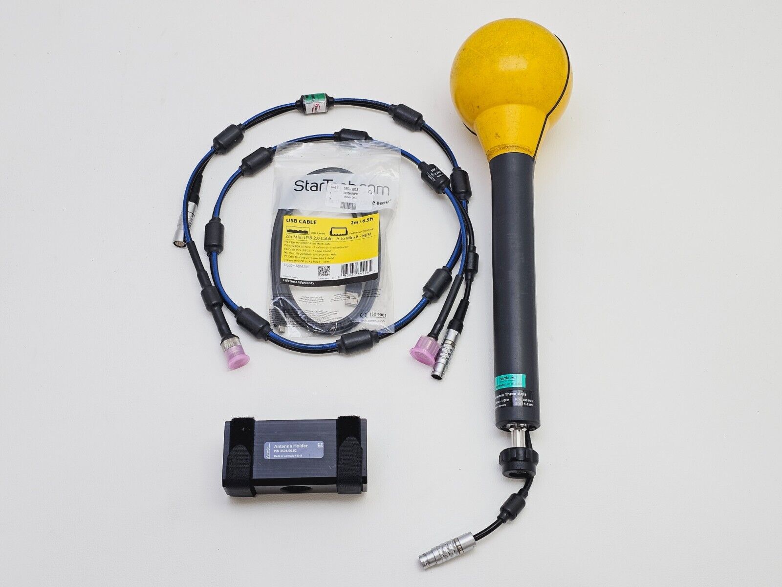 CALIBRATED Narda SRM-3006 Radiation Meter 9 kHz-6 GHz E Field Probe 27MHz - 3GHz