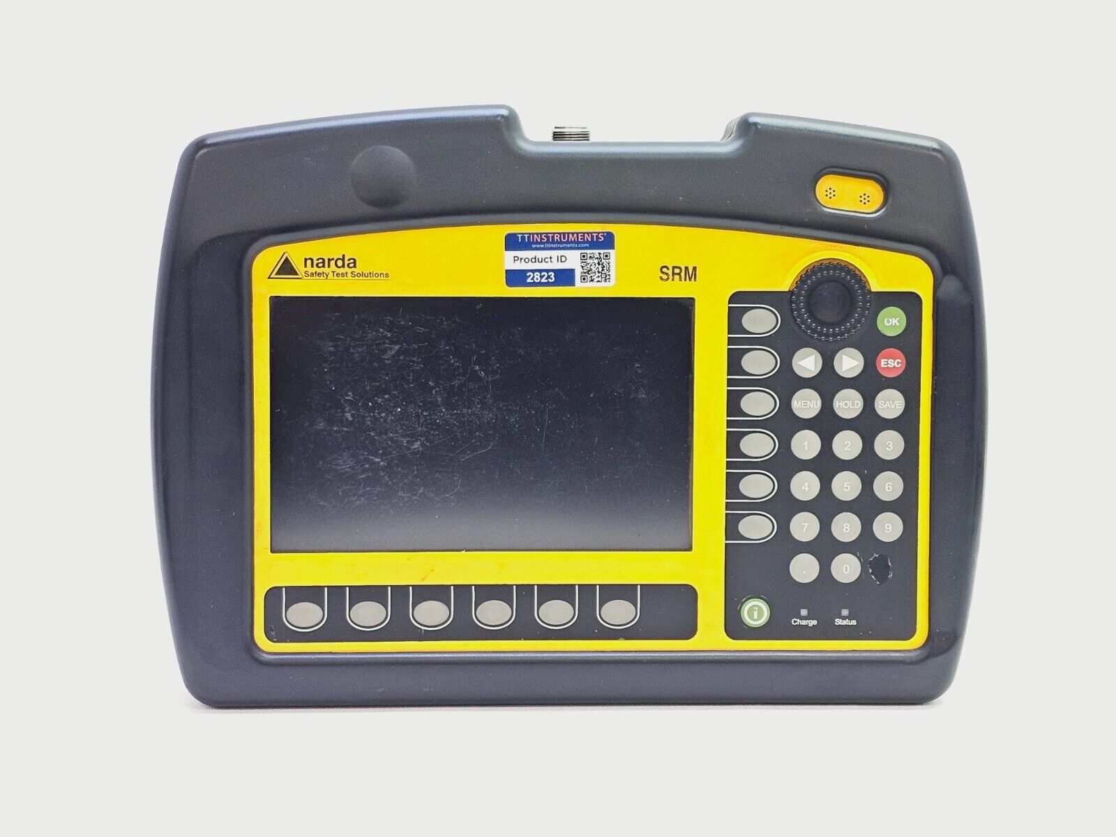 CALIBRATED Narda SRM-3006 Radiation Meter 9 kHz-6 GHz E Field Probe 27MHz - 3GHz