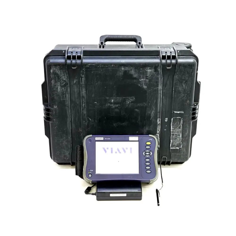 Viavi 6000A V2 OSA-110R optical spectrum analyser showing colour touchscreen display