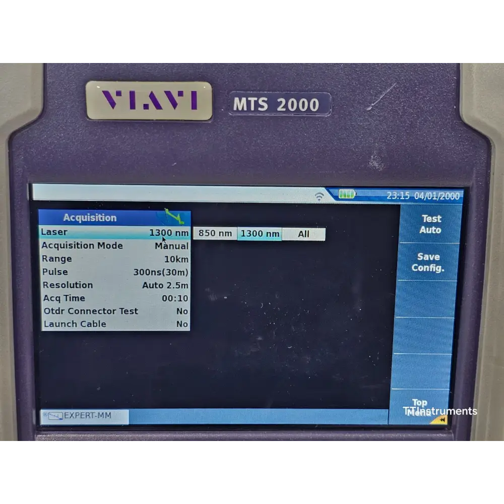 Stylus accessory for Viavi MTS 2000 touchscreen OTDR mainframe