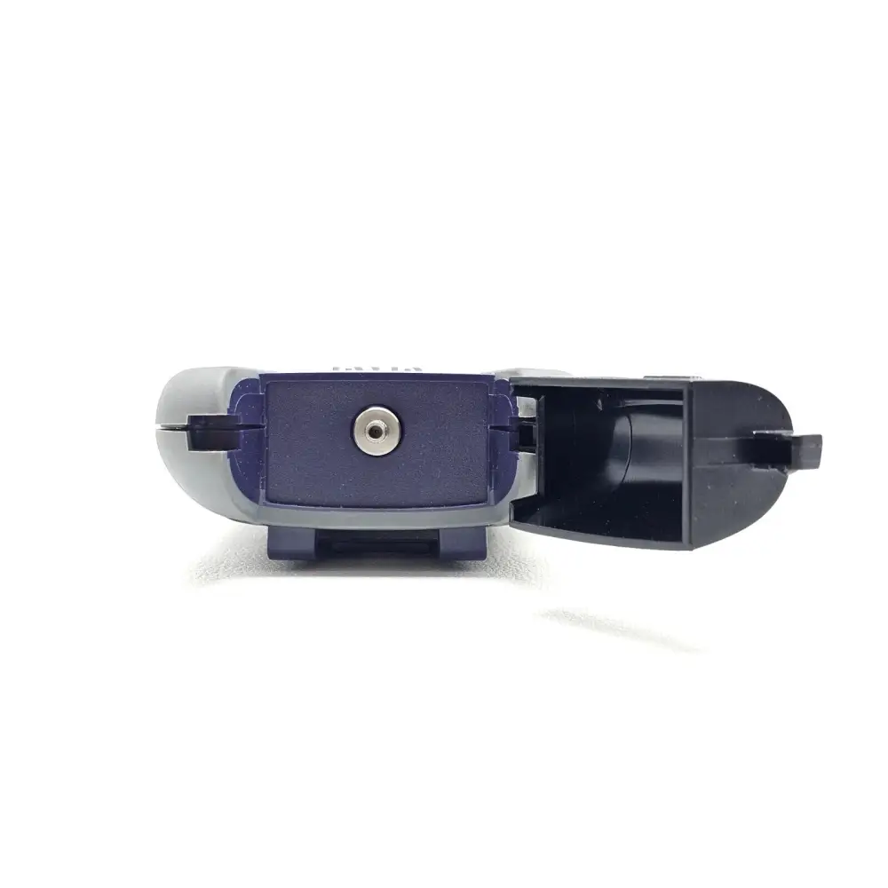 Viavi JDSU OLP-38 bottom view showing Micro USB port and minor chip to plastic housing