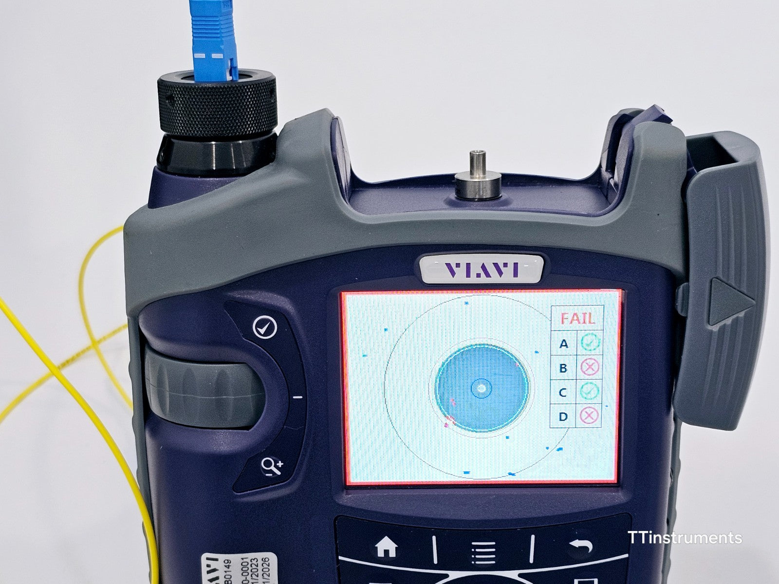 Calibrated Viavi JDSU OLP-82P Power Meter & PCM with P5000i Inspection Scope + T