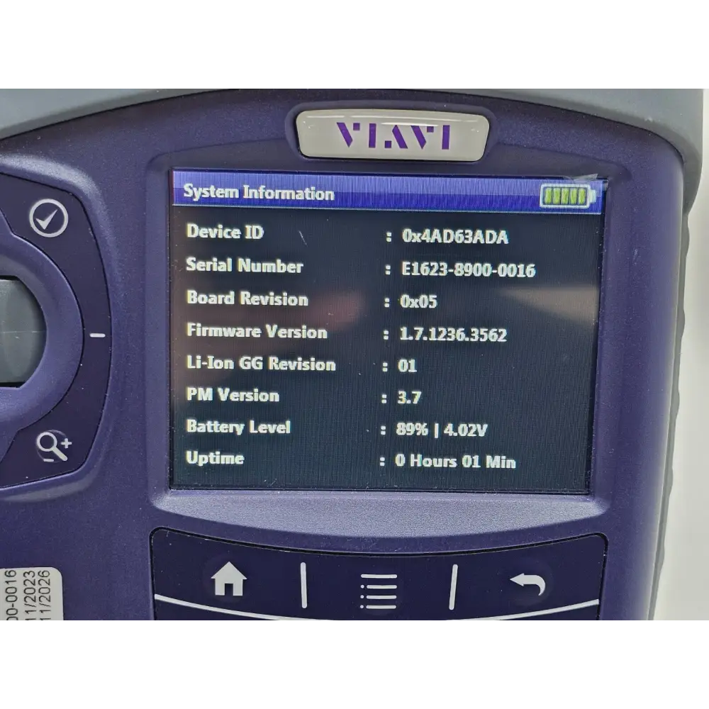 Viavi OLP-82P SmartClass Fiber full kit laid out with all included accessories