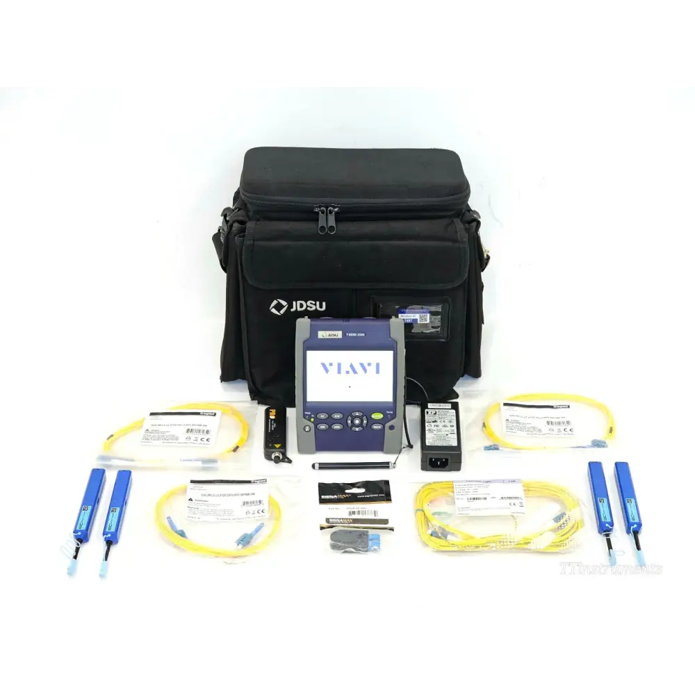 Viavi JDSU T-BERD 2000 mainframe with 4146 QUAD OTDR module, front view
