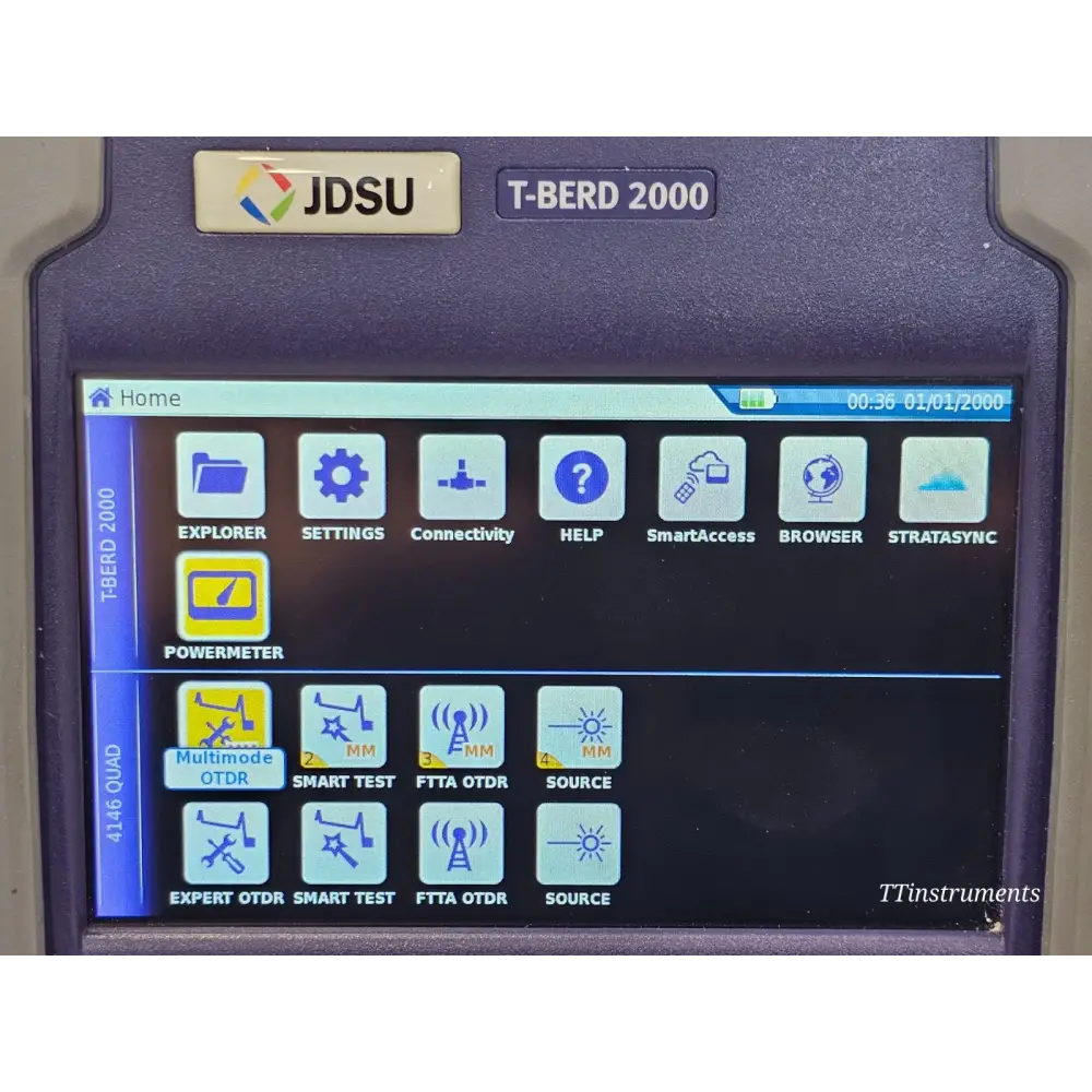 Viavi JDSU T-BERD 2000 complete kit including cables and fibre cleaners