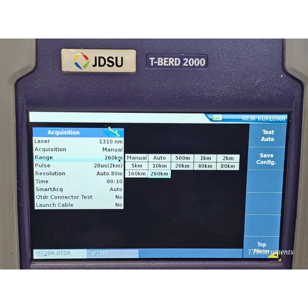 AC power adapter included with Viavi T-BERD 2000 OTDR system