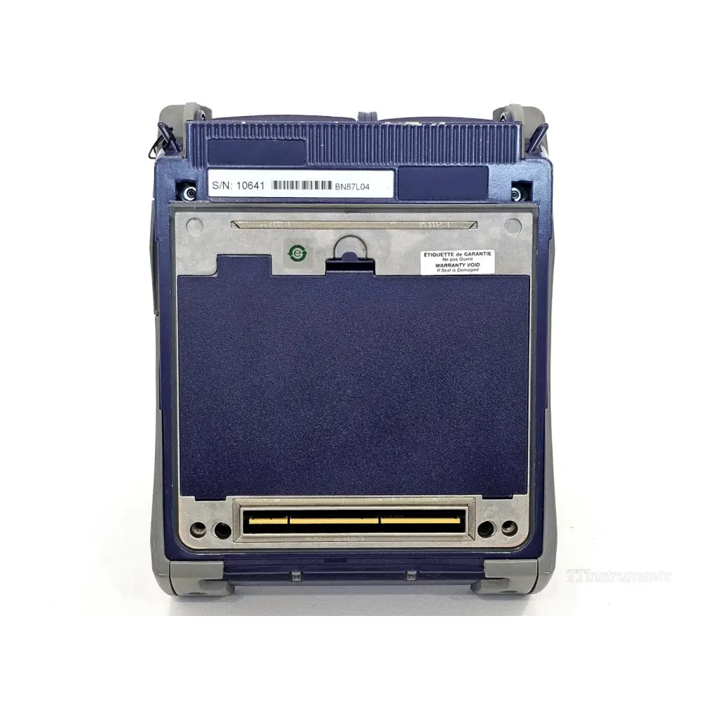 T-BERD 2000 with carry case, AC power adapter, and stylus laid out