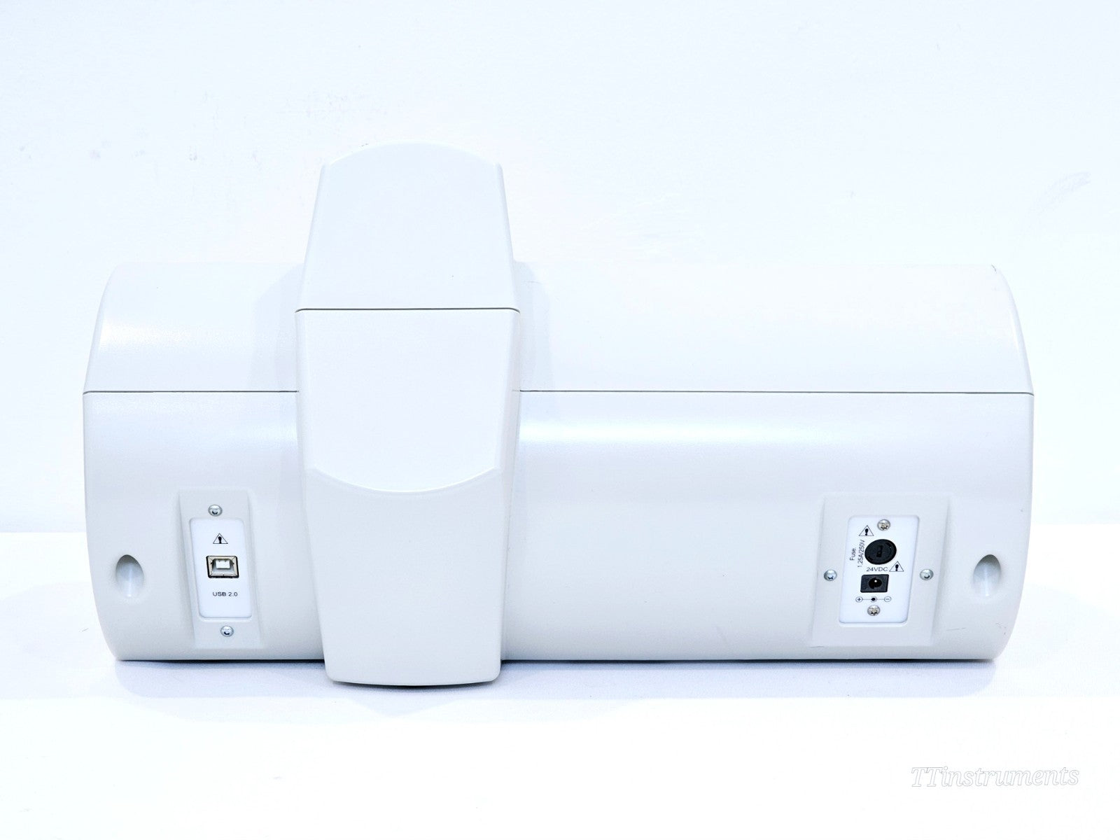 ChemoMetec NC-200 cell counter rear panel with USB port and power supply connector
