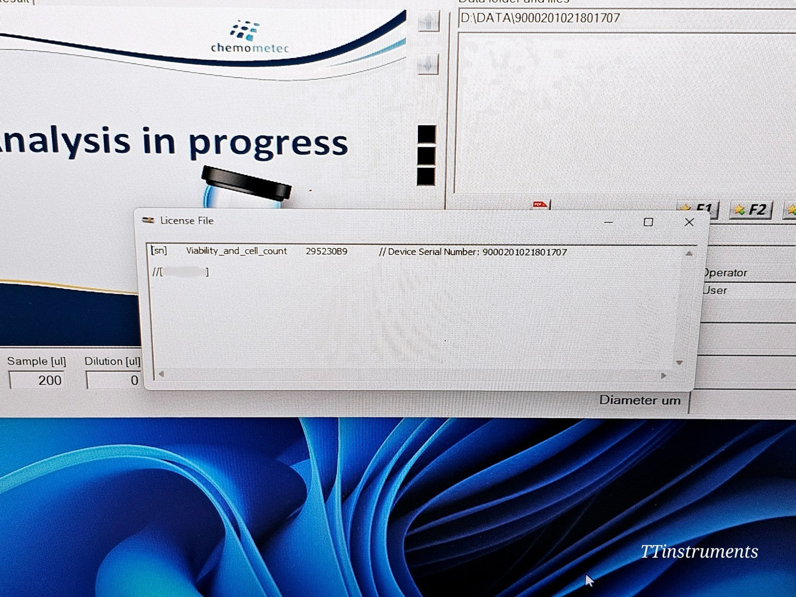 Chemometec A/S NucleoCounter NC-200 P/N: 900-0201 With PC and Licensed Software