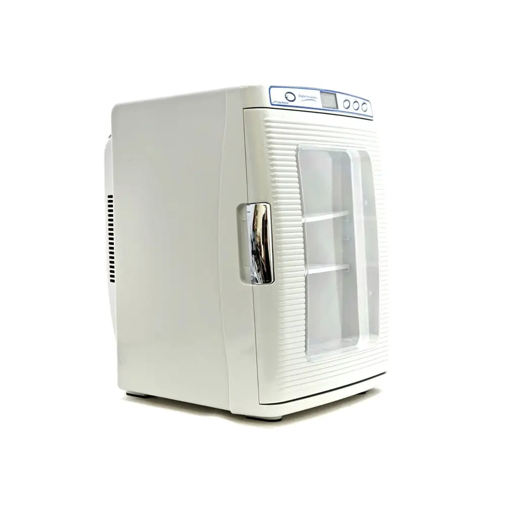 Cole-Parmer H2200-H incubator door open revealing internal chamber with removable shelves