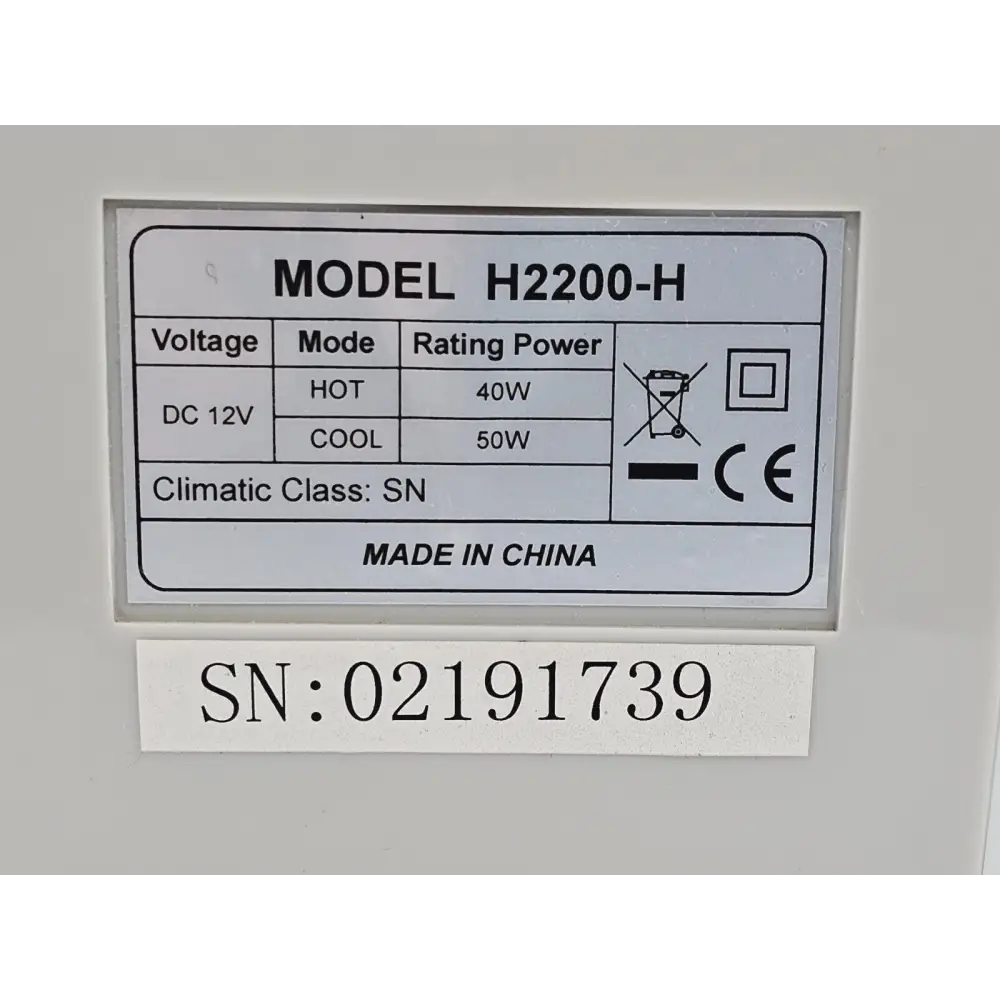 H2200-H MyTemp incubator LED control panel close-up showing digital temperature display and keypad