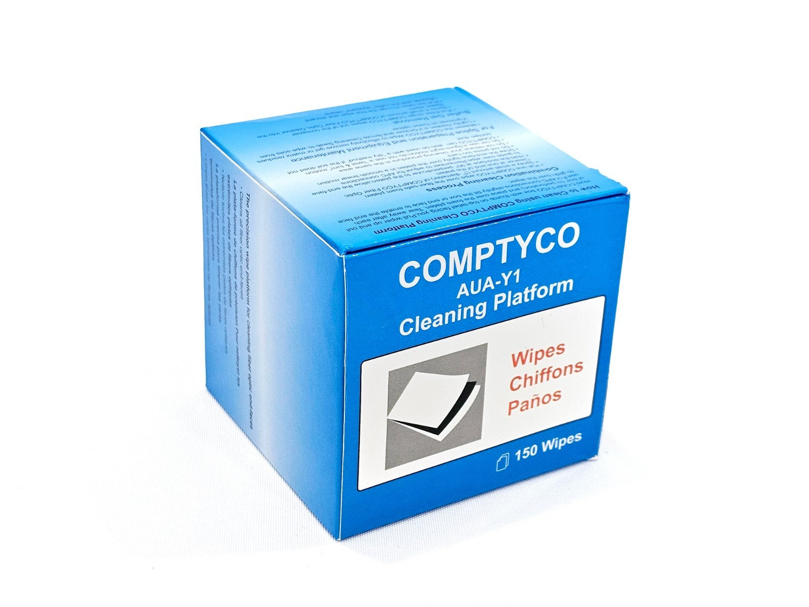 Comptyco AUA-Y1 Lint Dust Free Dust Free Fibre Optic Cleaning Wipes Pack of 150