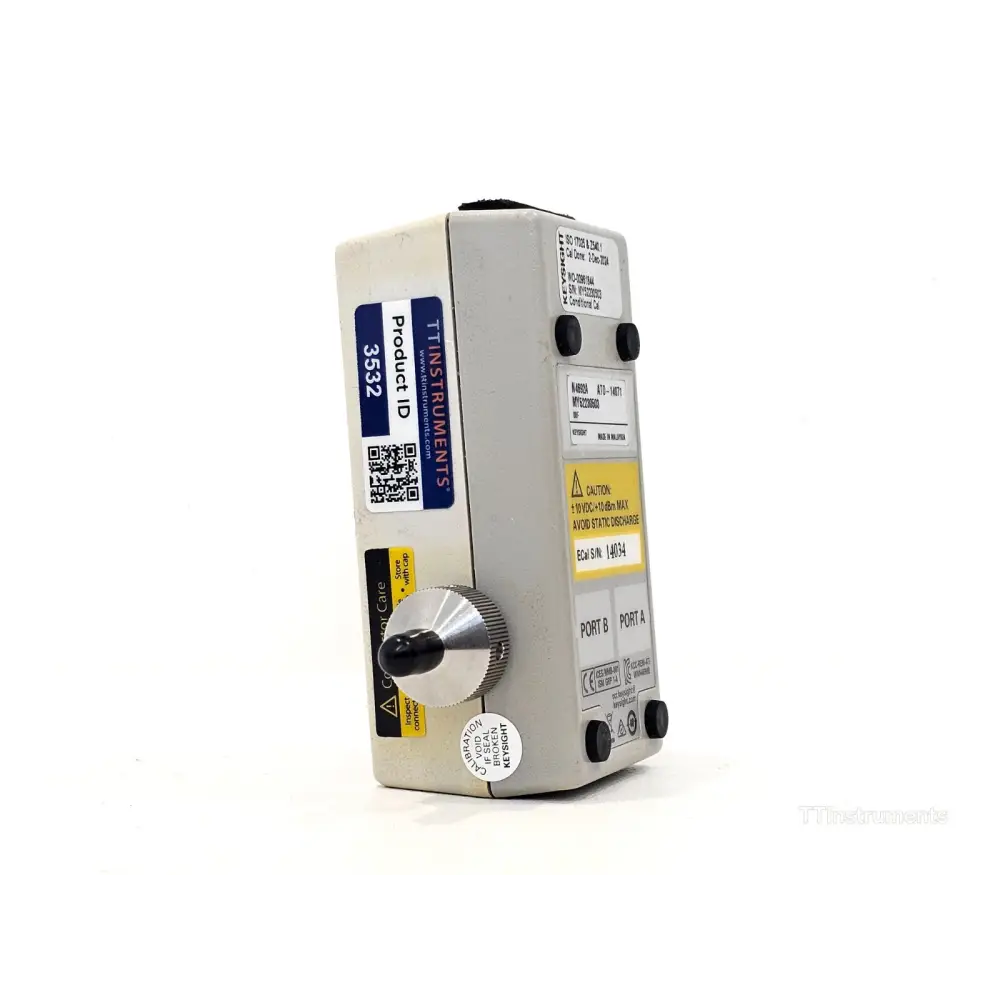 Agilent N4692A ECal module rear view showing USB interface connector