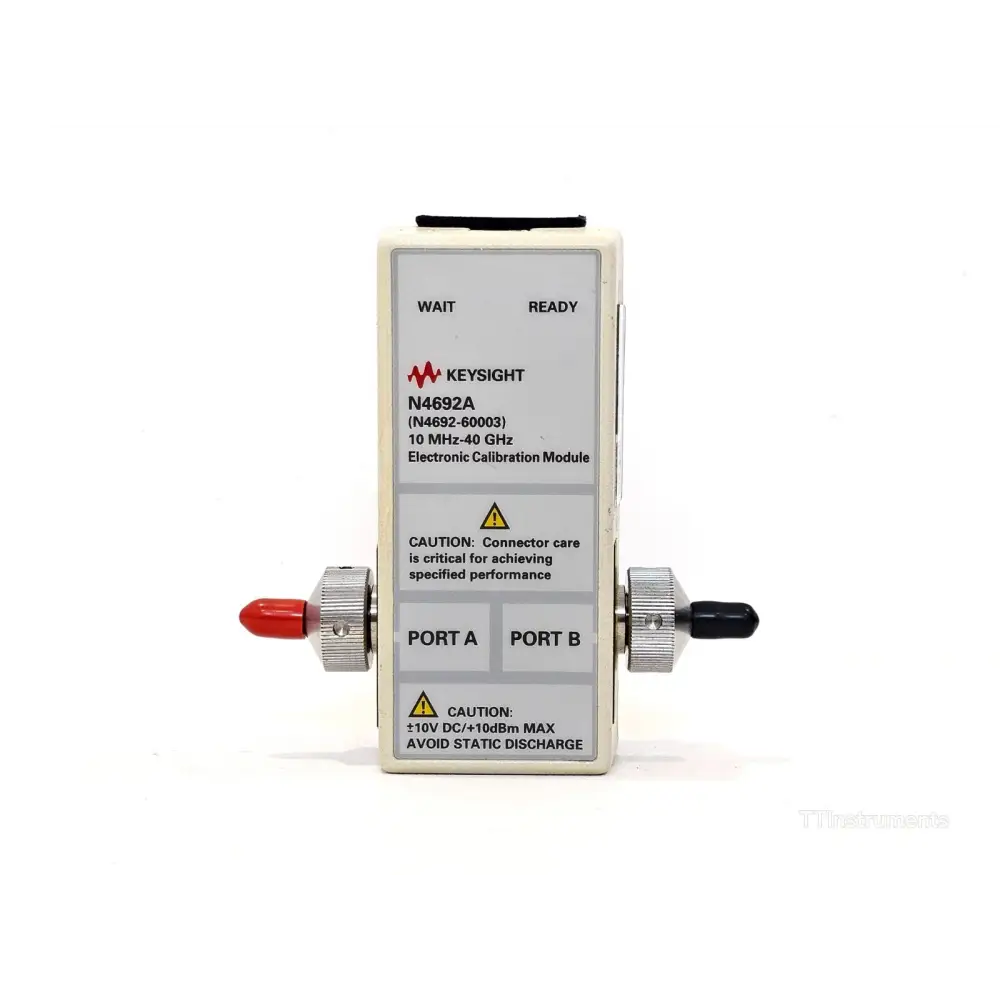 Keysight N4692A electronic calibration module showing 2.92 mm RF connector ports