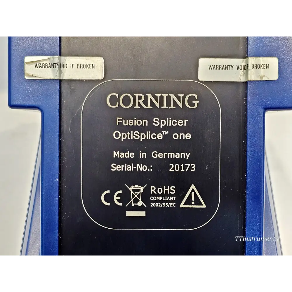 Corning OptiSplice One Fusion Splicer + FBC-006 Cleaver ARC 50412