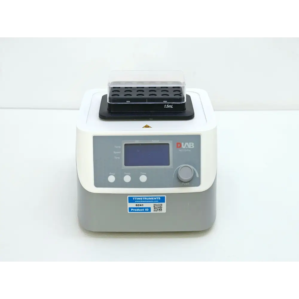 DLAB HC110-Pro Digital Thermo Mix dry bath with cooling, front view showing control panel and display