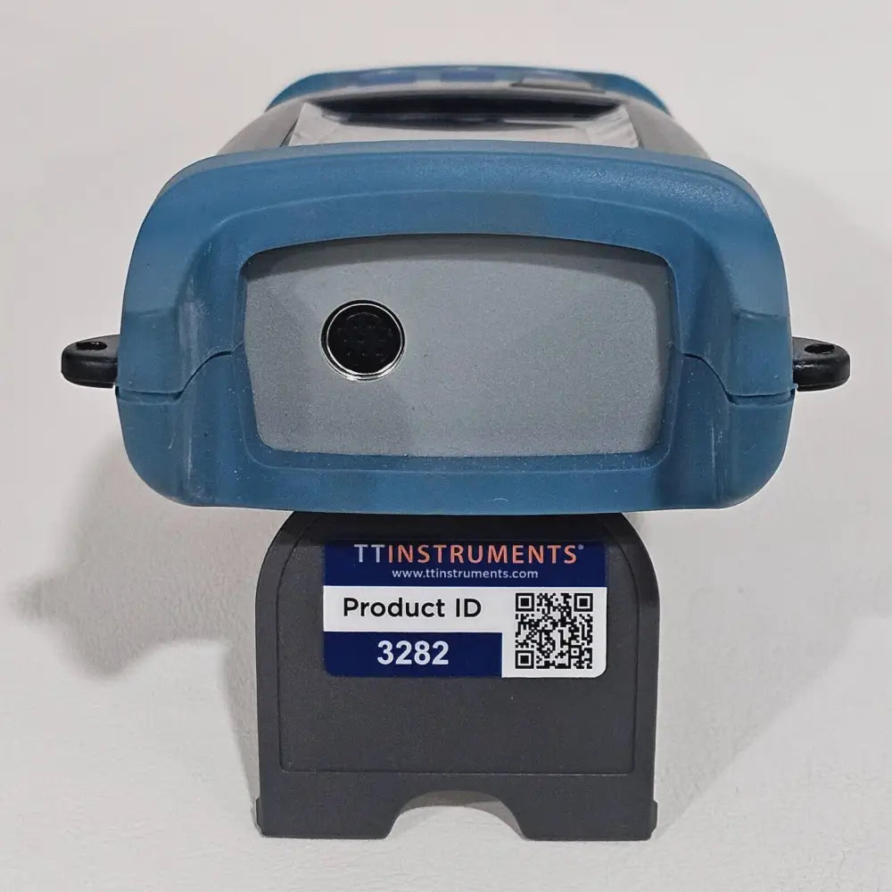 EXFO FIP-400 carry case open showing probe, viewer, and organised tip storage
