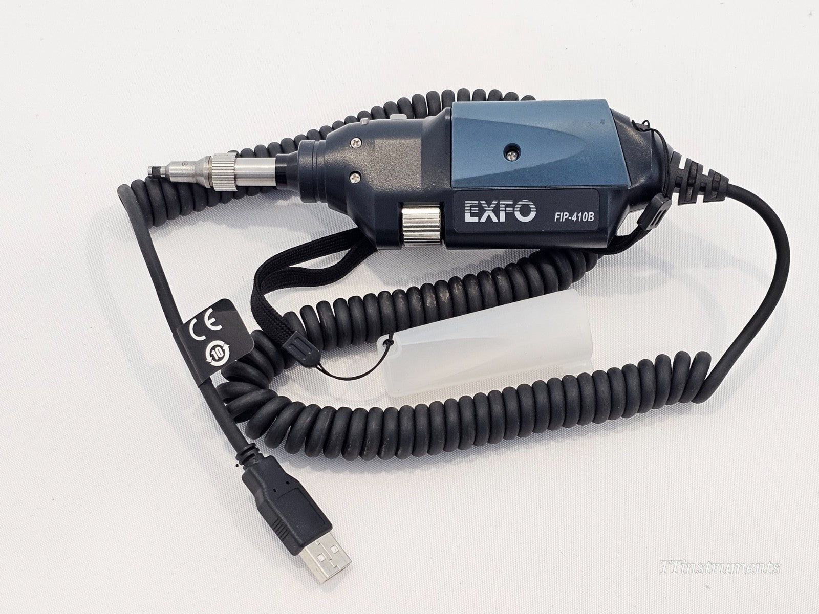 EXFO MAX-FIP certifier rear and side view showing rugged tablet-inspired housing design