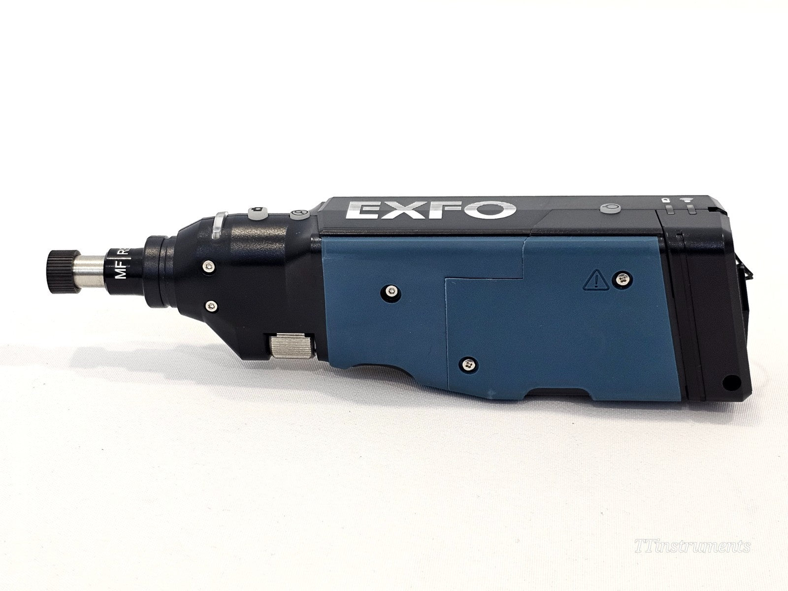 EXFO FIP-435B probe side profile highlighting compact ergonomic one-hand design