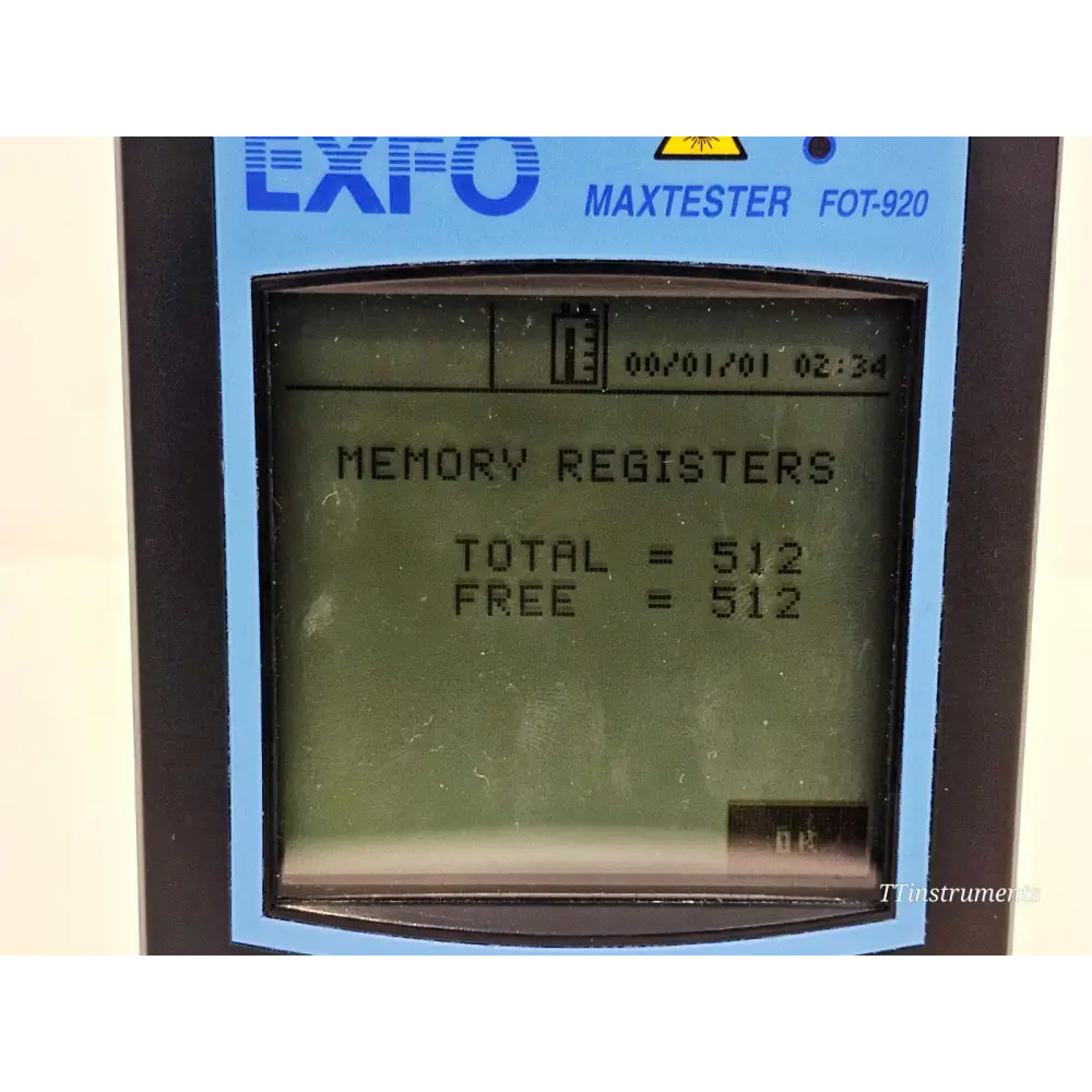 EXFO FOT-920 MaxTester Optical Loss Tester 1310/1550 SM OLT FOT-922