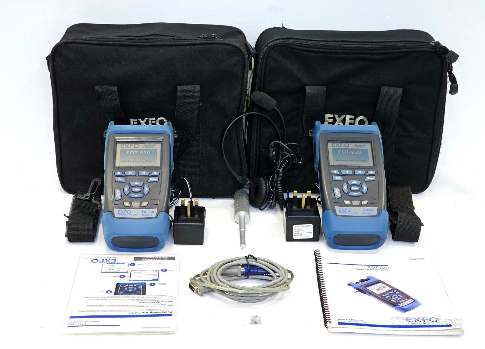 EXFO FOT-930 MaxTester II Multifunction Loss Tester SET 1310/1550/1625 SM OLTS