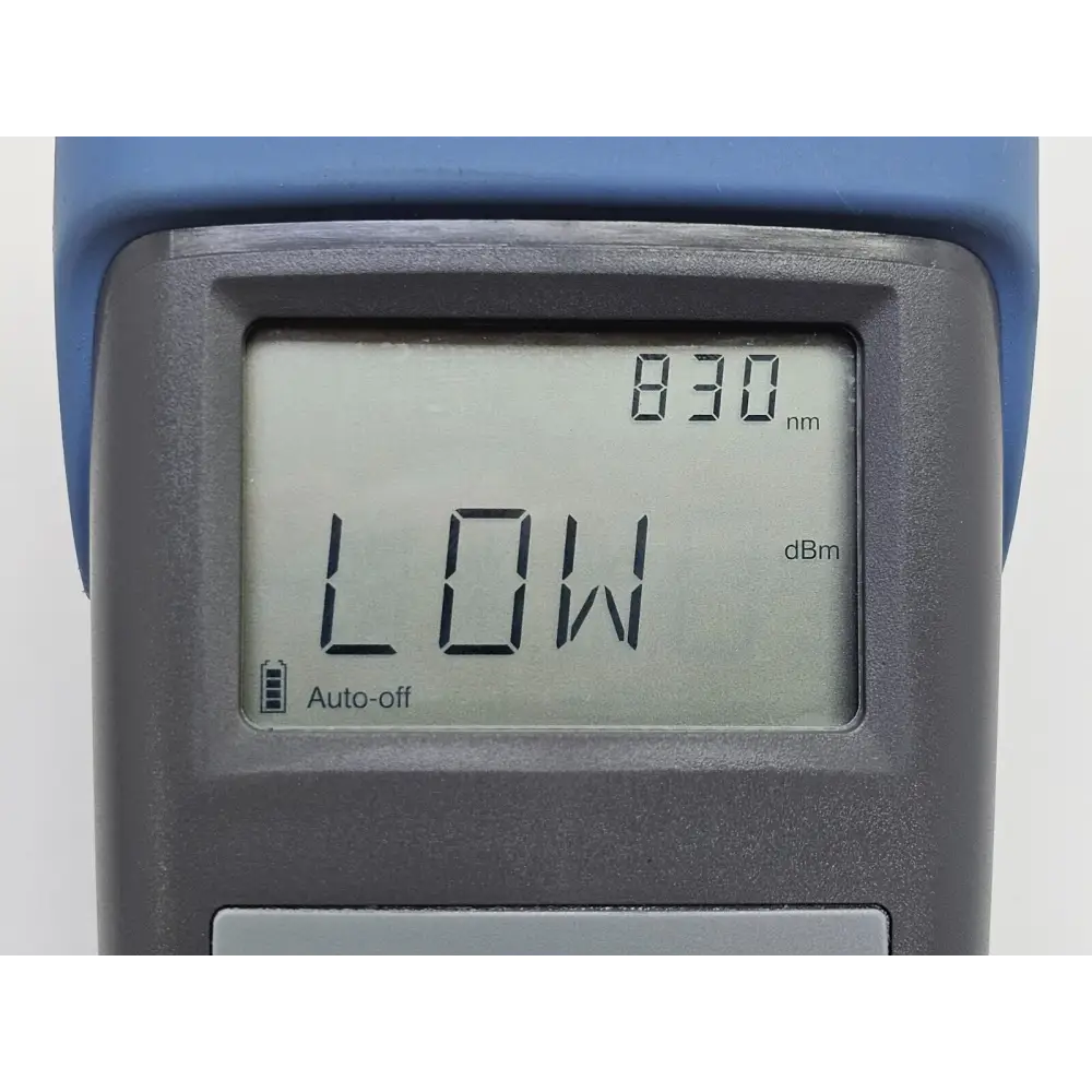 EXFO FPM-300 FPM-302 power meter angled three-quarter front view