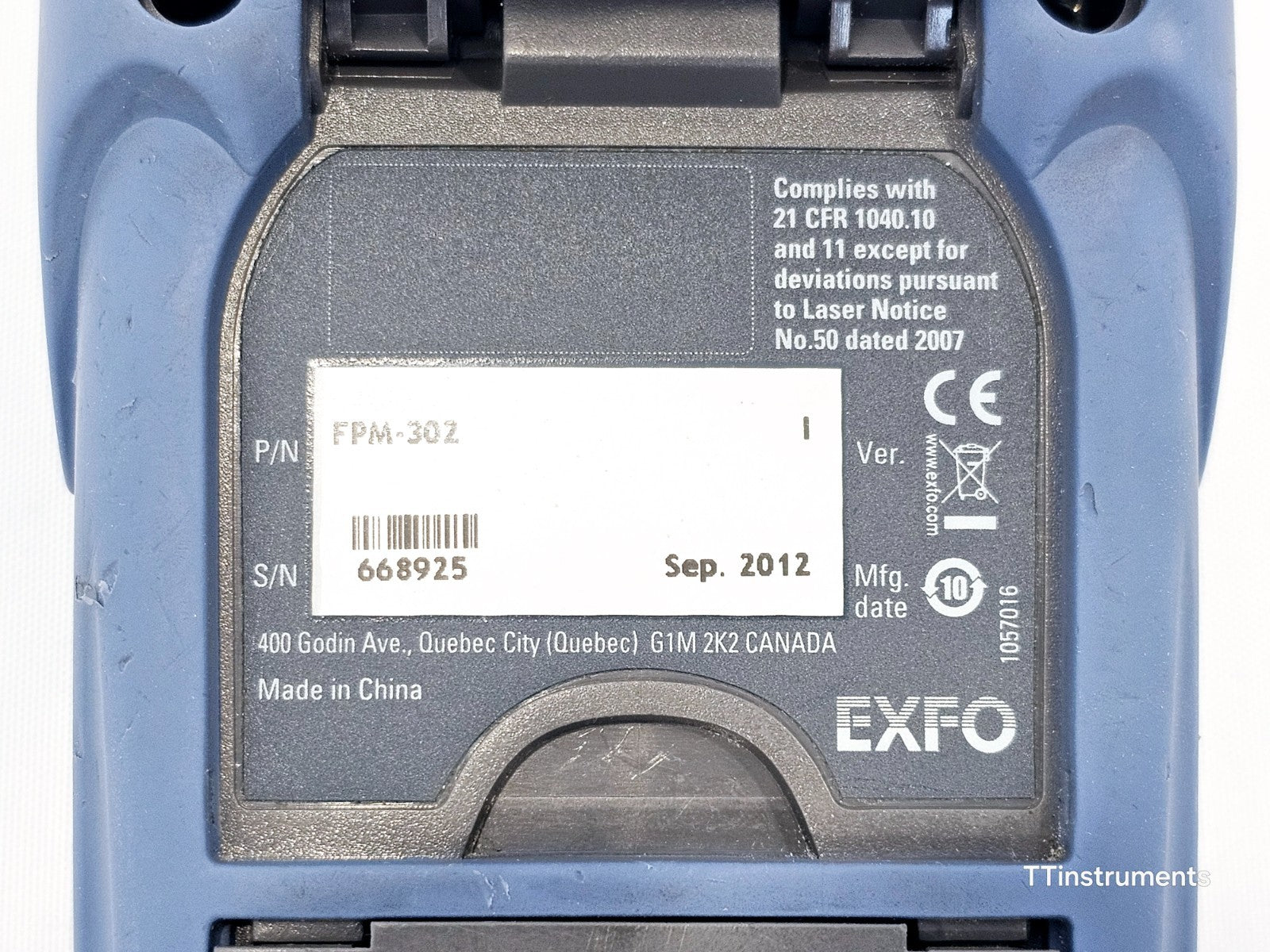 EXFO FPM-300 PON Power Meter FPM-302 with SC Adapter