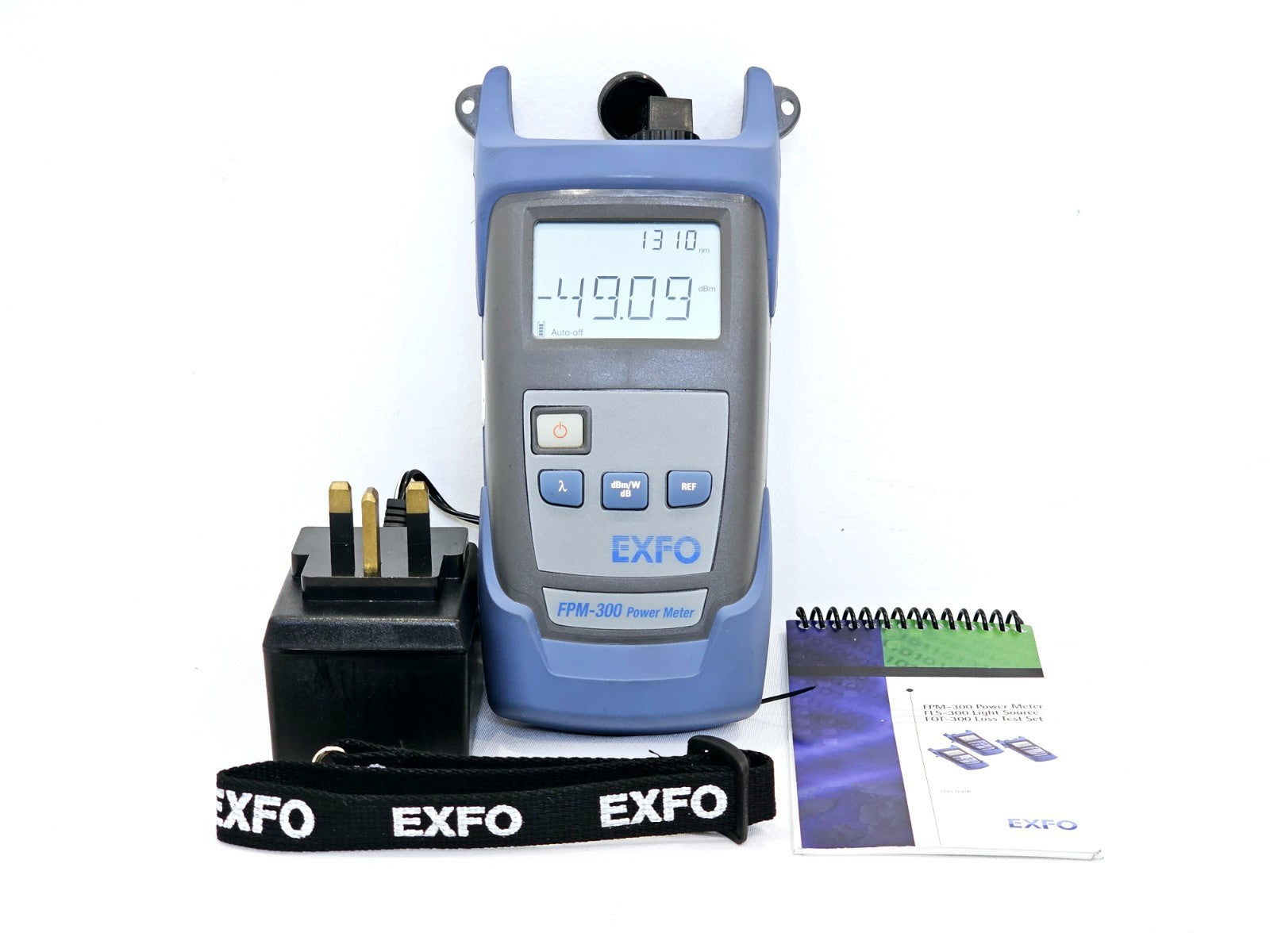 EXFO FPM-300 PON Power Meter FPM-302 with SC Adapter GE Detector