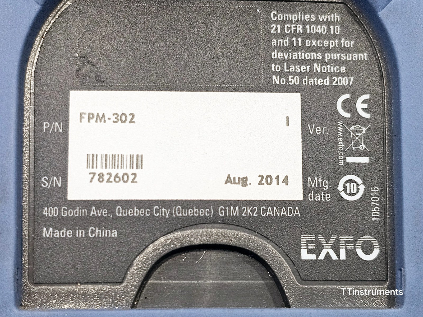 EXFO FPM-300 PON Power Meter FPM-302 with SC + FC Adapter GE Detector
