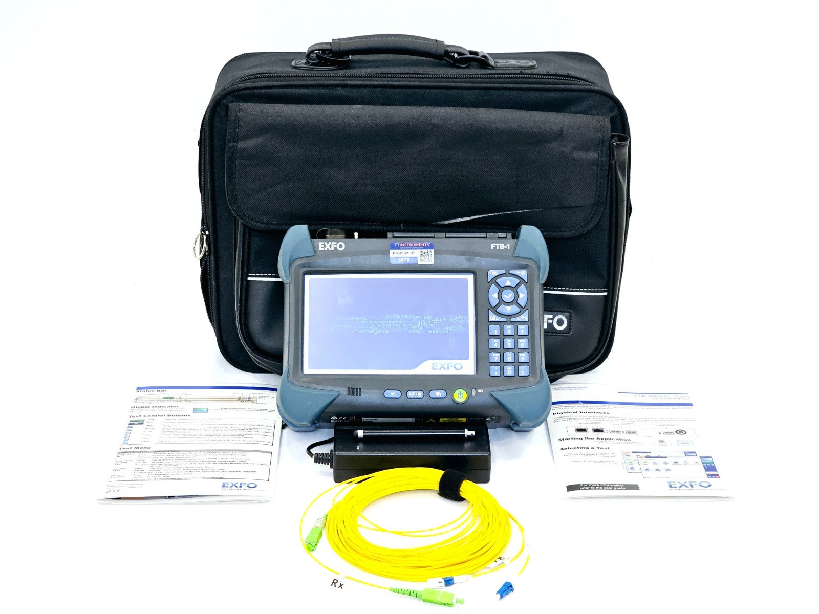 EXFO FTB-1 Mainframe + FTB-880 NetBlazer 10G LAN WAN + 1G Ethernet Tester RFC...